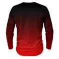 thumbnail image 4 of RXIRUCGD Chemises Blouses Décontractées à Manches Longues à Col Rond pour Hommes avec Boutons Imprimés, Bordeaux, Taille : L, 4 of 4