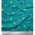 thumbnail image 3 of Soimoi Rayon Fabric Star & Planet Galaxy Printed Craft Fabric by The Yard 56 Inch Wide, 3 of 3