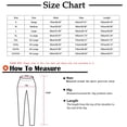 thumbnail image 4 of Pull On Skinny Jeans for Women, Stretchy Smocked Ruffle High Waisted Trendy Tummy Control Faux Demin Jegging, 4 of 4