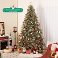 thumbnail image 3 of Costway 9 FT Artificial Christmas Tree with  360° Quick Power Connector 1714 Pine Needles, 3 of 10