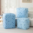 thumbnail image 2 of LSLJS Large Moving Bags Storage Bags Storage Tote Bags Oversized Clothes Quilts Storage Bag Wardrobe Sorting Storage Box Portable Storage Bag Zipper Cup Storage Bag, 2 of 7