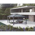 thumbnail image 4 of CANOPIA by PALRAM Dallas 14 ft. x 20 ft. Gazebo Kit - Grey, 4 of 9