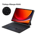 thumbnail image 1 of Keyboard Case for Samsung Galaxy Tab S7 FE S9 S8 S7 Plus Case Magic Backlight Keyboard with Trackpad Magnetic Tablet Cover Capa Turkish Keyboard S7 Plus 12.4 inch, 1 of 6