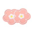 thumbnail image 1 of Pink Car Storage Cushion Car Dashboard Car Mounted Perfume Seat Pad Mobile Phone Storage High Temperature Double Flower, 1 of 6