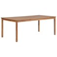 thumbnail image 1 of vidaXL Garden Table 200x100x77 cm Solid Teak Wood, 1 of 4
