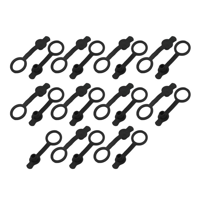 Housse de Protection Imperméable pour Prise de Courant DC 5*2 5mm Plastique Noir