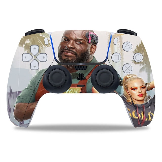 PS5 Decal Skin Sticker For PlayStation 5 Gamepad Controller Joystick Gameing Accessories Protective Anti-slip dust Stickers M-A72