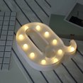 thumbnail image 1 of Daisyyozoid Alphabet LED Letter Lights Light Up Standing Hanging Q, 1 of 3