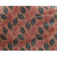 thumbnail image 4 of oneOone Georgette Viscose Fabric Leaves Block Printed Fabric 1 Yard 42 Inch Wide, 4 of 4