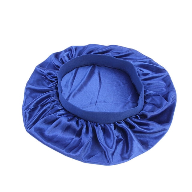 Polyester Nightcap Double-Side Elastic Headwear Sleep Bonnet Home Women Head Wrap Tool