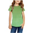 thumbnail image 1 of Birdeem Chemises pour Filles Chemises pour Enfants T-Shirt Graphique à Manches Courtes Col Rond Crop Top pour Filles et Garçons de 3 à 14 Ans T-Shirt Tee, 1 of 12