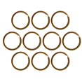 thumbnail image 2 of 10 Pieces Metal Flat Key s Holder Keychain Key Fob 15mm to 32mm - , 30mm, 2 of 7