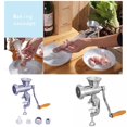 thumbnail image 3 of Lubelski Multifunctional Kitchen Manual Hand Meat Grinder Aluminum Alloy Sausage Mincer, 3 of 9