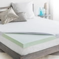 thumbnail image 1 of HoMedics 3" Cool Support Gel Memory Foam Mattress Topper, 1 of 3