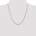 thumbnail image 2 of Leslie's 14K White Gold 3.00mm Diamond- cut Rope Chain (Weight: 17.68 Grams, Length: 22 Inches), 2 of 5
