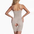 thumbnail image 4 of Dealovy Bodysuits for Women Low Cut Slim Fitted Solid Color Shapewear Spaghetti Strap Sleeveless Basic Jumpsuits, 4 of 4
