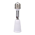 thumbnail image 1 of ZTTD Lot de 1 Rallonge de Douille, Rallonge d'Ampoule E26/E27, Rallonge de 4,9 Pouces, Douille Réglable à 90°, Blanc, 1 of 2