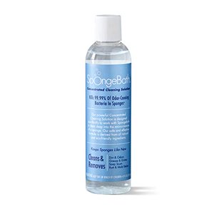 SpOngeBath Concentrated Cleaning Solution 2 Month Supply 8 oz For Use Cleaning Sponge Holder