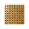 thumbnail image 1 of Fasade Diamond Plate Muted Gold Wall Panel Sample 12" x 12", 1 of 1