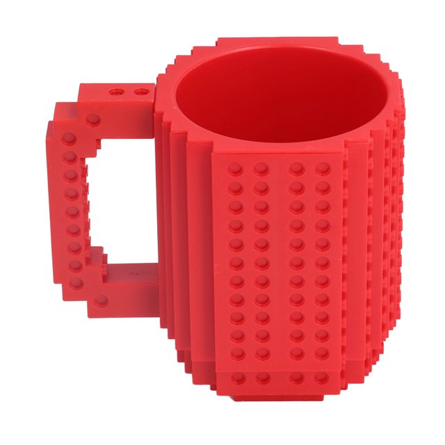 Tasses Blocs de Construction, Mug Multifonctionnel en Brique pour Fête pour Enfants