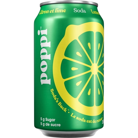 poppi Lemon Lime Soda 355 mL