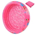 thumbnail image 2 of Spptty Piscine Gonflable pour Enfants, Piscine pour Bébé Ronde Gonflable Intérieure Extérieure Jeu d'Eau pour Enfants Rose, Piscine pour Bébé Rose, 2 of 8