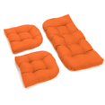 thumbnail image 1 of U-Shaped Spun Polyester Tufted Settee Cushion Set (Set of 3), 1 of 2