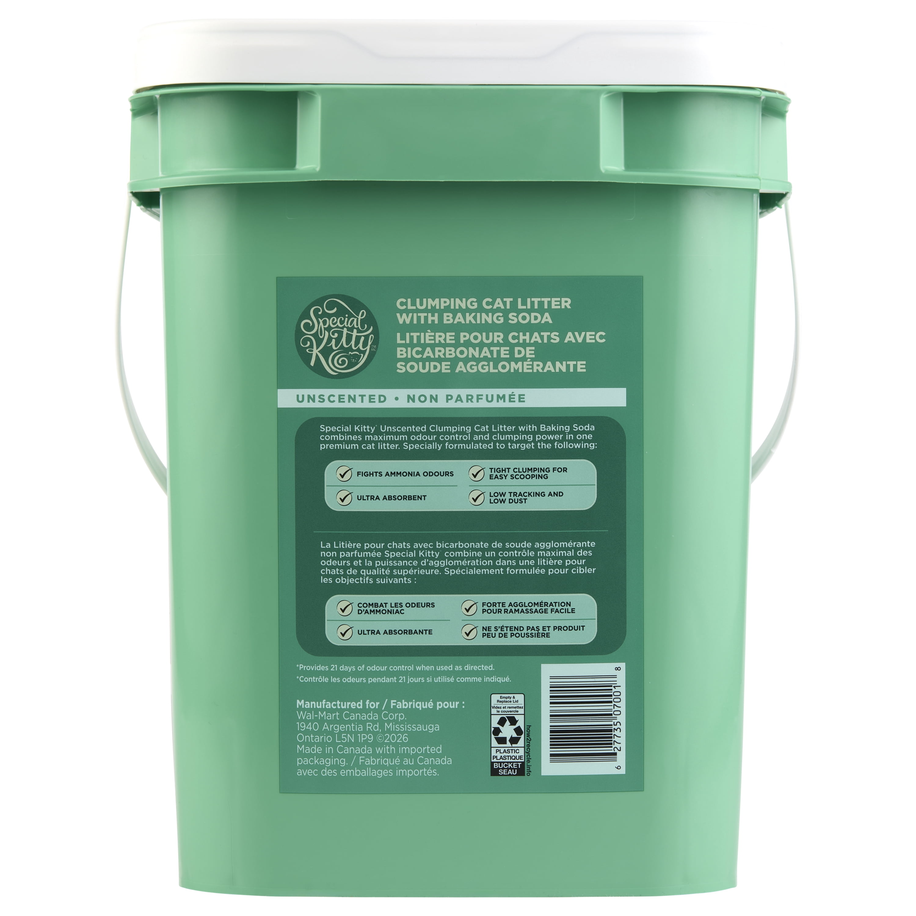 Special Kitty Litière pour Chats Agglomérante Non Parfumée 14kg