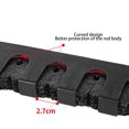 thumbnail image 4 of LJNYFDC Fishing Pole Holder Adjustable Fishing Rod Holder 6 Slots Vertical Hanging Angling Lure Rod Storage Stand for Outdoor Fish Rod Rack 1 Set, 4 of 7