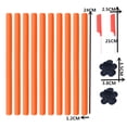 thumbnail image 4 of TFixol Self-Locking Foam Hair Rollers Set with Steel Combs & Clips for Curly Styles, Purple, 4 of 4