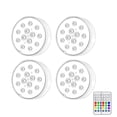 thumbnail image 1 of Kyusrd Aubaines d'Été pour Terrasse Extérieure!Chargement USB Led13 Lumières RVB à Changement de Couleur Télécommande RF Lumières de Plongée Minuterie Lumières de Fond de Piscine 20 ml, 1 of 9