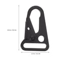 thumbnail image 3 of Miangastore 12Pcs Zinc Alloy Carabiners Multifunctional Outdoor Hooks Spring Alloy Hooks, 3 of 8
