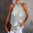 thumbnail image 1 of EGNMCR Camisoles pour Femmes Camisoles pour Femmes à Encolure Débardeur Hauts d'Été Amples Camisoles Décontractées Sans Manches Blouses Hauts Chemises, 1 of 5