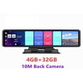 thumbnail image 1 of 12 Inch Car Mirror 8.1 Dvr Dash Camera 1080P Dual Camera GPS Navigation ADAS Remote Car Video Surveillance ,Clear Images, 1 of 7