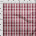 thumbnail image 2 of oneOone Viscose Chiffon Fabric Check Kasuri Print Fabric BTY 42 Inch Wide, 2 of 4