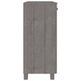 thumbnail image 3 of vidaXL Sideboard HAMAR Light Grey 85x35x80 cm Solid Wood Pine, 3 of 5