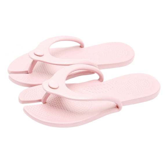 Sandales de Plage Portatives en EVA, Matériau Doux et Confortable, Légères, Sangle Ajustable, Intérieur/extérieur, Voyage, Plage, Maison, Salle de Bain, Chaussures pour Femmes