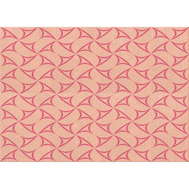 Ahgly Company Tapis d'Intérieur Rectangulaire Transitionnel Lavable à la Machine, Rouge Tomate, 3 Pieds x 5 Pieds