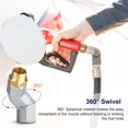 thumbnail image 2 of Tuyau de Transfert de Carburant 3/4 Pouces Pivotant, 2 Pcs Connecteur de Tuyau de Carburant à Rotation 360 Degrés avec Filetage Mâle et Femelle 3/4 Pieds', Buse de Carburant Multi-Plan pour Système de Pompe de Tuyau de Transfert de Carburant, Alliage de Zinc, 2 of 6