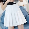 thumbnail image 2 of Jupe Mini Plissée de Tennis pour Femme, Mode Haut de Gamme, Décontractée, Taille Fine, Design Extensible, Coupe Ajustée, Polyvalente, Tenue Quotidienne, Fluide, 2 of 7