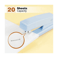 thumbnail image 3 of LEEYNEER Stapler  Office Stapler  Stapler for Desk Portable Staplers (White), 3 of 6