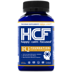 HCF Happy, Calm & Focused - Brain Focus, Attention, Concentration & Mood Supplement (90 Count) - FQ Foundation Amino Acids, Vitamins & Minerals - 100% No Herbal Stimulants - Non-GMO Project Verified