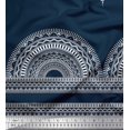 thumbnail image 2 of Soimoi Velvet Fabric Floral & Semi Mandala Panel Print Fabric by The Yard 58 Inch Wide, 2 of 3