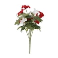thumbnail image 1 of Fasiaou Artificial Flowers for Outdoors, UV Resistant Fake Realistic Flowers with Plastic Plants Spring Decor, Faux Silk Flowers for Outside Window Box Front Porch Planter Decor,E, 1 of 6