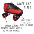 thumbnail image 4 of VNLA Patins Junior Code Rouge Jam pour Hommes et Femmes - Patins à Roulettes Unisexes pour Intérieur pour Tours et Jam Patinage - Rouge/noir (Hommes 7 / Femmes 8), 4 of 10
