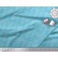 thumbnail image 2 of Soimoi Blue Velvet Fabric Sacred Geometric Fabric Prints By Yard 58 Inch Wide, 2 of 3