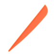 thumbnail image 3 of Arrows Vanes 4 Inch Plastic Feather Fletching for DIY Archery Arrows 50 Pack(Orange), 3 of 8