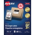 thumbnail image 1 of Avery White Rectangle Labels with Sure Feed Technology, 3 ⅓" x 4", for Laser and Inkjet Printers - 5164, 1 of 6