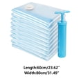 thumbnail image 3 of VVQ Vacuum Storage Bags, 5 Pack Large Space Saver for Clothes Quilts Blankets, Heavy Duty Compression Bags with Double Zipper Seal for Travel Organization, 3 of 7