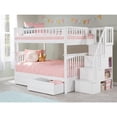 thumbnail image 5 of Atlantic Furniture Lit Superposé Columbia, Double sur Double, Blanc, 5 of 5